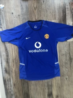Football shirt soccer Manchester United Third 2002/2003 Nike Jersey Youth L Flaw - Image 1 of 4