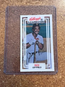 Béisbol Kelloggs 1983 3-D Super Stars # 13 Jim Rice - Imagen 1 de 2