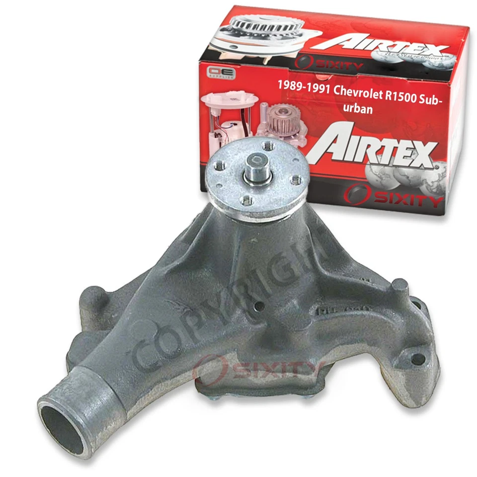 Airtex Engine Water Pump for 1989-1991 Chevrolet R1500 Suburban 5.7L V8 zv - Image 1 of 4