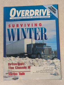 Overdrive Magazine October 1993 Vtg Semi Truck Transportation *Buy 2 Get 1 Free* - Picture 1 of 2