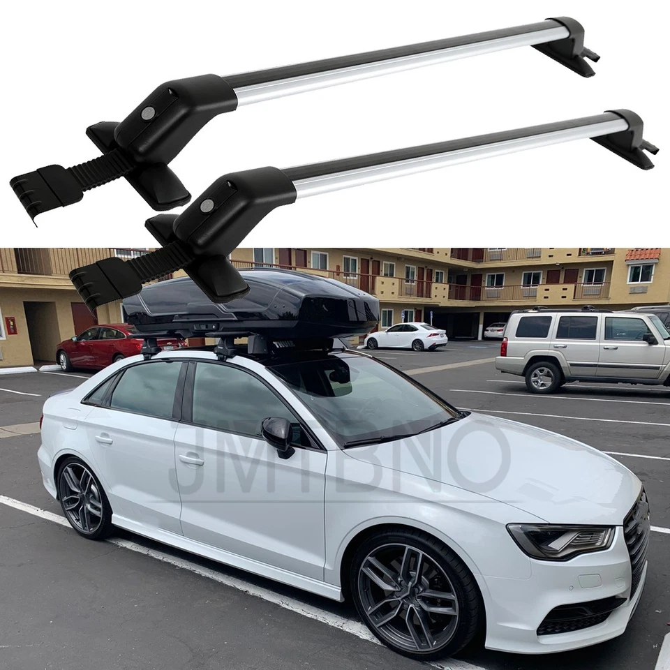 For Audi A3 S3 A4 S4 A5 A6 S6 Roof Rack Cross Bar Luggage Cargo Carrier Aluminum - Image 1 of 4