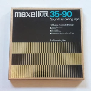 Nastro registrazione audio Maxell UD 35-90 bobina plastica per uso professionale SIGILLATO - Foto 1 di 2