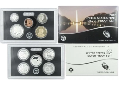 2017 Silver Proof Set U.S. Mint Original Government Packaging OGP COA - Image 1 of 4