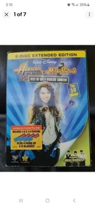 Hannah Montana Best of Both Worlds DVD 2008 3D w/ Glasses Slip Cover Miley Cyrus - Picture 1 of 5