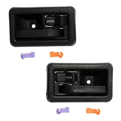 For Jeep Wrangler 1990-1995 Interior Door Handle Kit Driver&Passenger Side Pair Foto 1 de 4