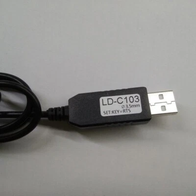 USB CW Cable Continuous-wave Automatic Cable w/ 3.5mm Plug For Software Keyer US - Image 1 of 2