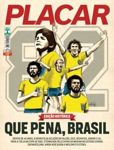 PLACAR = BRAZIL 1982 SPECIAL World Cup 82 June 2022 Football Soccer Magazine