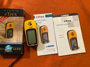 Garmin Etrex 12 Channel Waterproof Hiking GPS Bundle Free Shipping - Picture 1 of 2