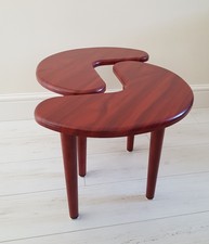 Kidney Coffee Tables Ebay Pair Of 1950 S 60 Kidney Shaped Coffee Tables Mahogany Side
