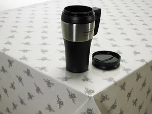 Mantel beige natural con estampado animal de abejas limpiar aceite varios tamaños - Imagen 1 de 4