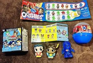2 DC Minis Micros - selten SHAZAM! M~BUMBLEBEE & DC OOSHIES HOLOGRAMM BLAU TOP - Bild 1 von 6