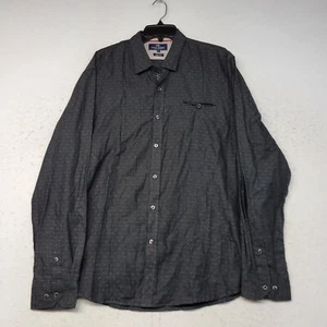 Michael Brandon Shirt Mens Extra Large Black Slim Fit Button Up Preppy - Picture 1 of 9