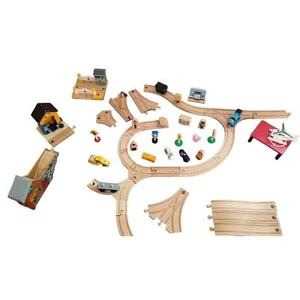 Wooden Thomas the Train HATT ST. CROSSING RAILWAY WOOD LOT RETIRED - Picture 1 of 11