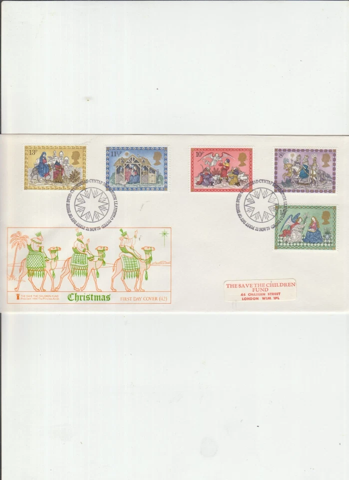 British First Day Cover Christmas Issue 21/11/1979 - Bethlehem Llandeilo — 第 1/1 张图片