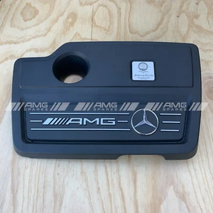 Genuine Mercedes OEM M133 A45 CLA45 top engine cover logo trim panel A1330105500 - Bild 1 von 14