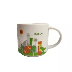 2014 STARBUCKS DALLAS "You Are Here" YAH, Coffee Mug 14 oz - Picture 1 of 7