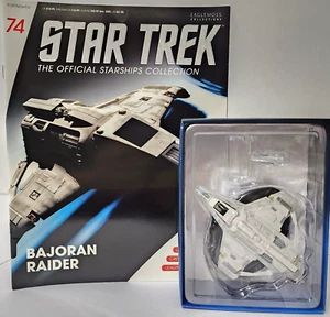 Star Trek BAJORAN RAIDER #74 The Official Starships Collection Eaglemoss - Picture 1 of 1