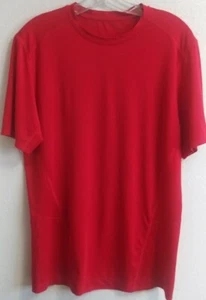 Mens Old Navy Activewear go-dry Top Shirt Size Medium short sleeve red  - Picture 1 of 10