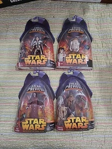Star Wars Action Figures Prerelease Sneak Preview Set Of 4 Revenge of the Sith - Picture 1 of 6