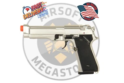 HFC HA-118S Premium Spring Tactical Tactical Airsoft Pistol (Color: Silver) - Image 1 of 2