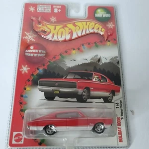 Hot Wheels Holiday Rods by Larry Wood 1967 Dodge Charger Red and White NEW - Picture 1 of 5