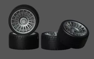 Rotiform LAS-R WHEELS 1/87 1/64 1/43 1/32 1/24 1/18 1/12 HOT IXO BBR OTTO Norev - Bild 1 von 3