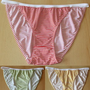 Damen Tanga Slip - gestreift - Gr. 48/50 - Bild 1 von 4
