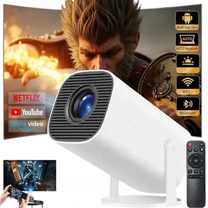 1080P Projektor Mini Heimkino Beamer Handy Smart Hochauflösend Heimprojektor DE - Bild 1 von 8