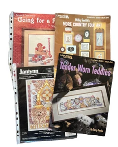 Leisure Arts Bundle color charts cross stitch patterns Only - Picture 1 of 4