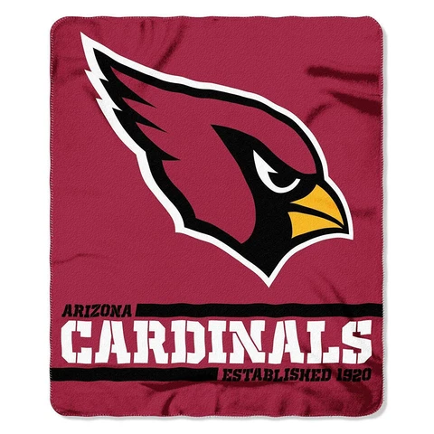 New NFL Arizona Cardinals Split Wide Soft Fleece Throw Blanket 50" X 60" Cover