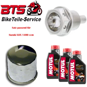 Satz 3L Öl, Filter, Ablassschraube passend für Suzuki GSX 1400 ccm 78 - Bild 1 von 1
