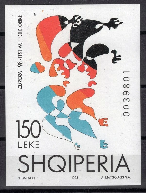 Albania 1998 Europa Cept block MNH - Image 1 of 1