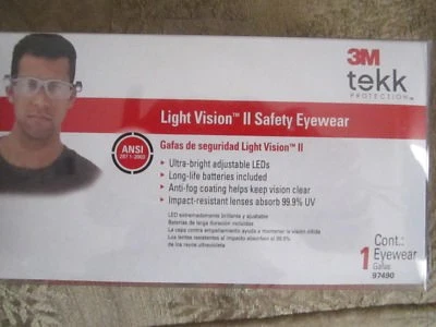 Protector Seguridad Eyware 3M Tekk Protección Luz LED Visión II 97490 Nuevo en caja Foto 1 de 2