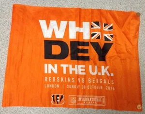 CINCINNATI BENGALS  2016 FAN FLAG  NFL LONDON - Picture 1 of 1