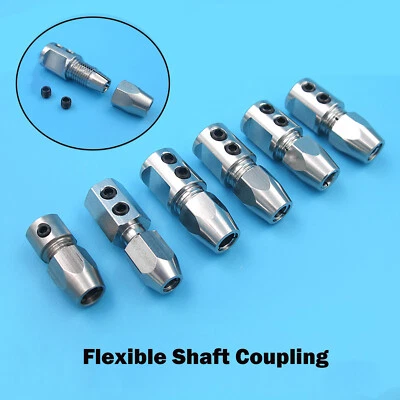 Flexible Shaft Coupling 3.18*4mm 4*4mm 5*4mm 5*4.76mm Motor for RC Boat Model ## - Image 1 of 4