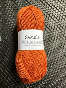 Knit Picks Swish Superwash Worsted Yarn - Allspice (Rust Orange) - 7 Skein Lot - Picture 1 of 4