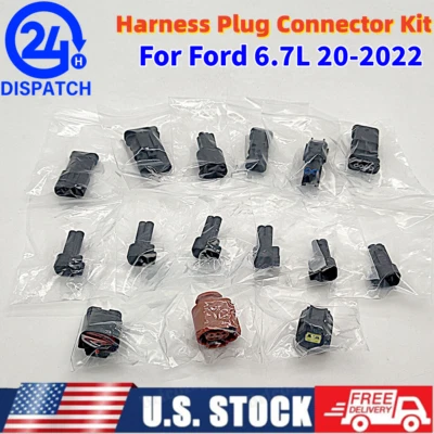 Kit de conector de enchufe de arnés sintonizador para Ford 20-2022 6,7 L F350 F450 Super Duty F750 Foto 1 de 4