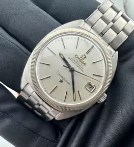 Omega Constellation Date 168.029 Uomo 1970 Cassa Acciaio Ghiera Oro - Foto 1 di 12