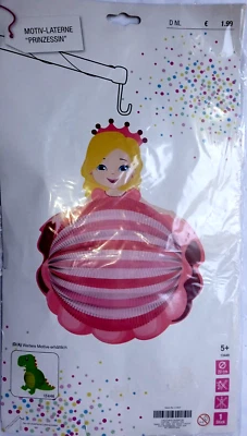 Motivlaterne Prinzessin Sankt Martin  20 cm Durchm., NEU und OVP - Bild 1 von 2