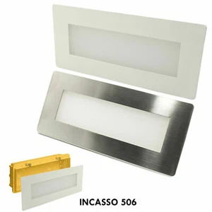 Faretto incasso segnapassi esterni IP65 LED 5W giardino muro cassetta 506 CCT - Foto 1 di 7