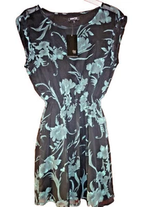 TFNC London beautiful Womens dress, black and green, size Medium, BNWT - Picture 1 of 3