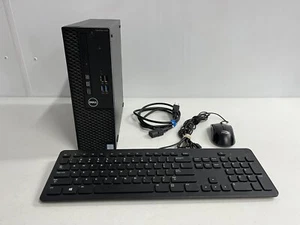 Dell Optiplex 3050 SFF Intel Core i3-6100 3.70GHz CPU With Keyboard And Mouse - Afbeelding 1 van 10