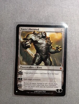 MTG Karn Liberated The List - New Phyrexia 1/175 Regular Mythic - Image 1 of 2