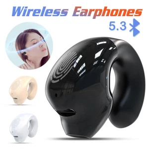 Auriculares individuales inalámbricos Bluetooth 5.3 con clip para oreja Auriculares Control táctil - Imagen 1 de 24