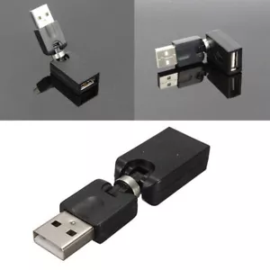 USB Winkeladapter A Stecker A Buchse Kupplung 360° New Gelenk M5 dreh Fast - Bild 1 von 12