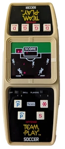 Vintage Electronic Soccer Hand Held Video Game Sears Team Play Works - Picture 1 of 11
