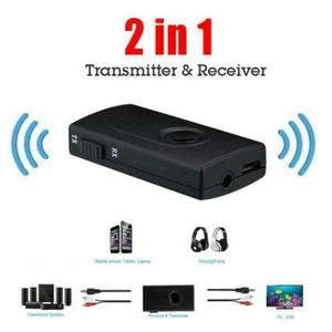 Bluetooth-compatible Sender Empfänger Wireless 3.5mm MusicAdapter1 Audio I4D5 - Afbeelding 1 van 8