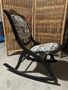 Bi-centennial Fold-up Rocking Chair (1976) Vintage - Picture 1 of 12
