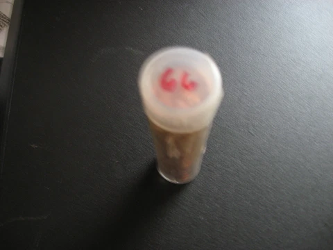 1966 LINCOLN PENNIES BU ROLL OF 47 RED Cover