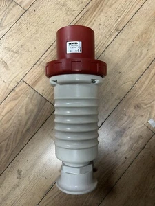 GEWISS 125 AMP 3 PHASE 4 PIN 380-415 VAC PLUG CEE FORM IP67 GW 60 060 - Picture 1 of 3